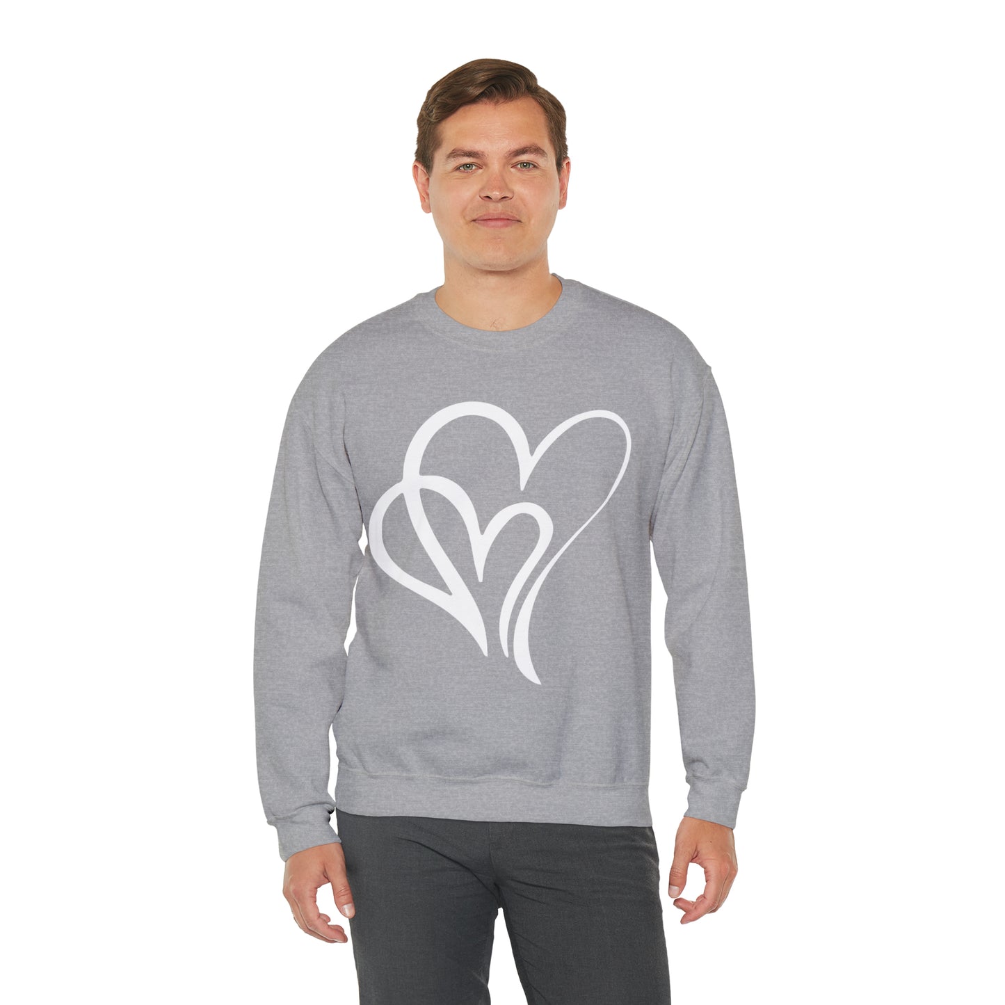 Love you 2 times Crewneck Sweatshirt