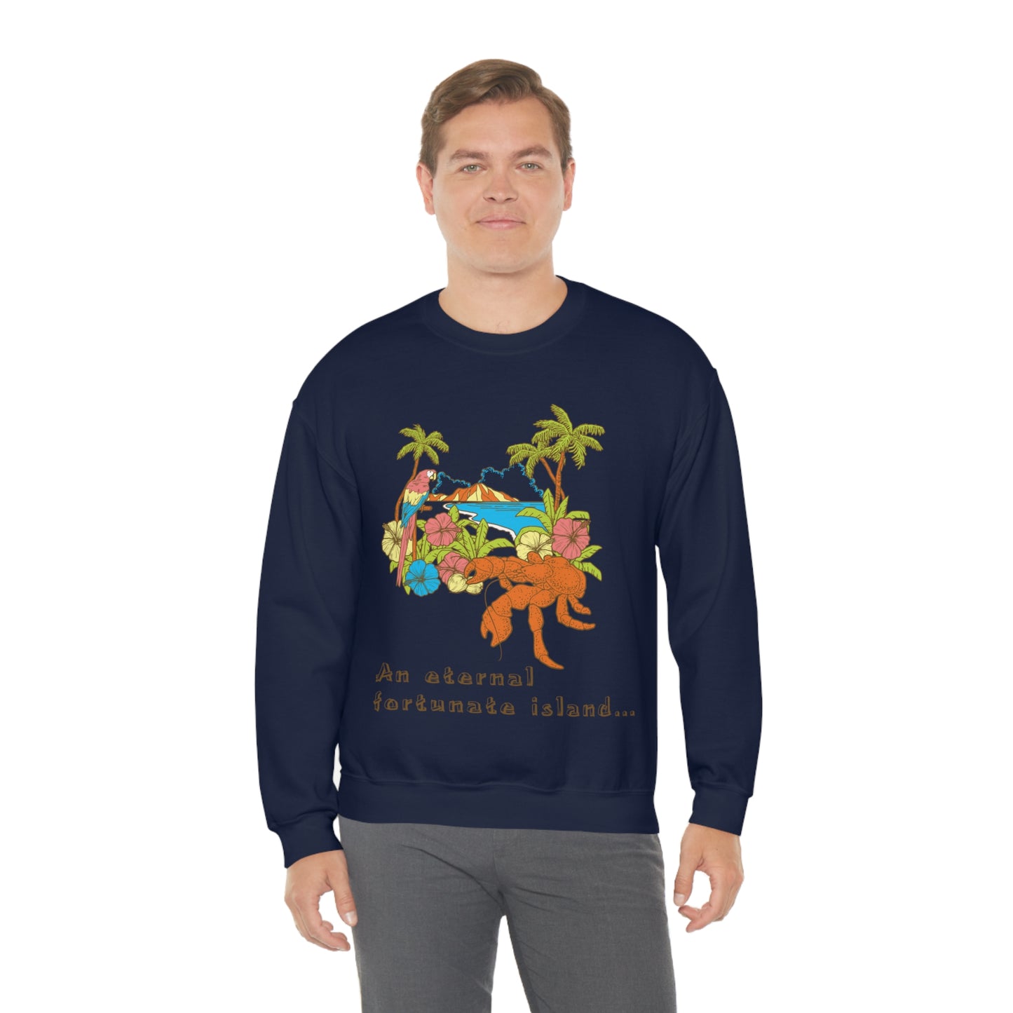 An Eternal Island Crewneck Sweatshirt