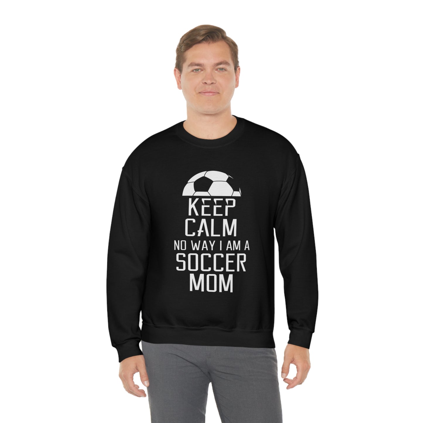 Keep calm soccer mom Crewneck Sweatshirt