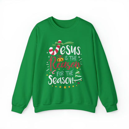 Jesus is the reason Christmas Crewneck Sweatshirt