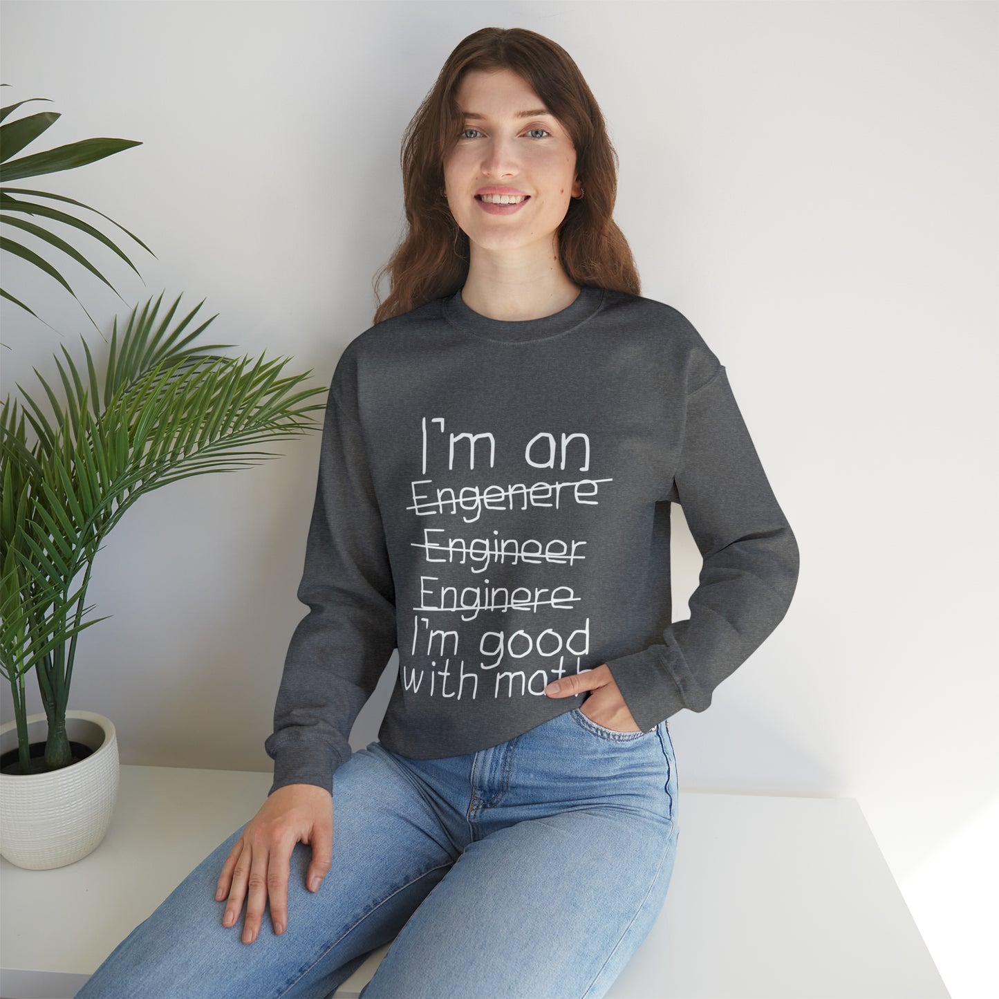 Good with math Crewneck Sweatshirt