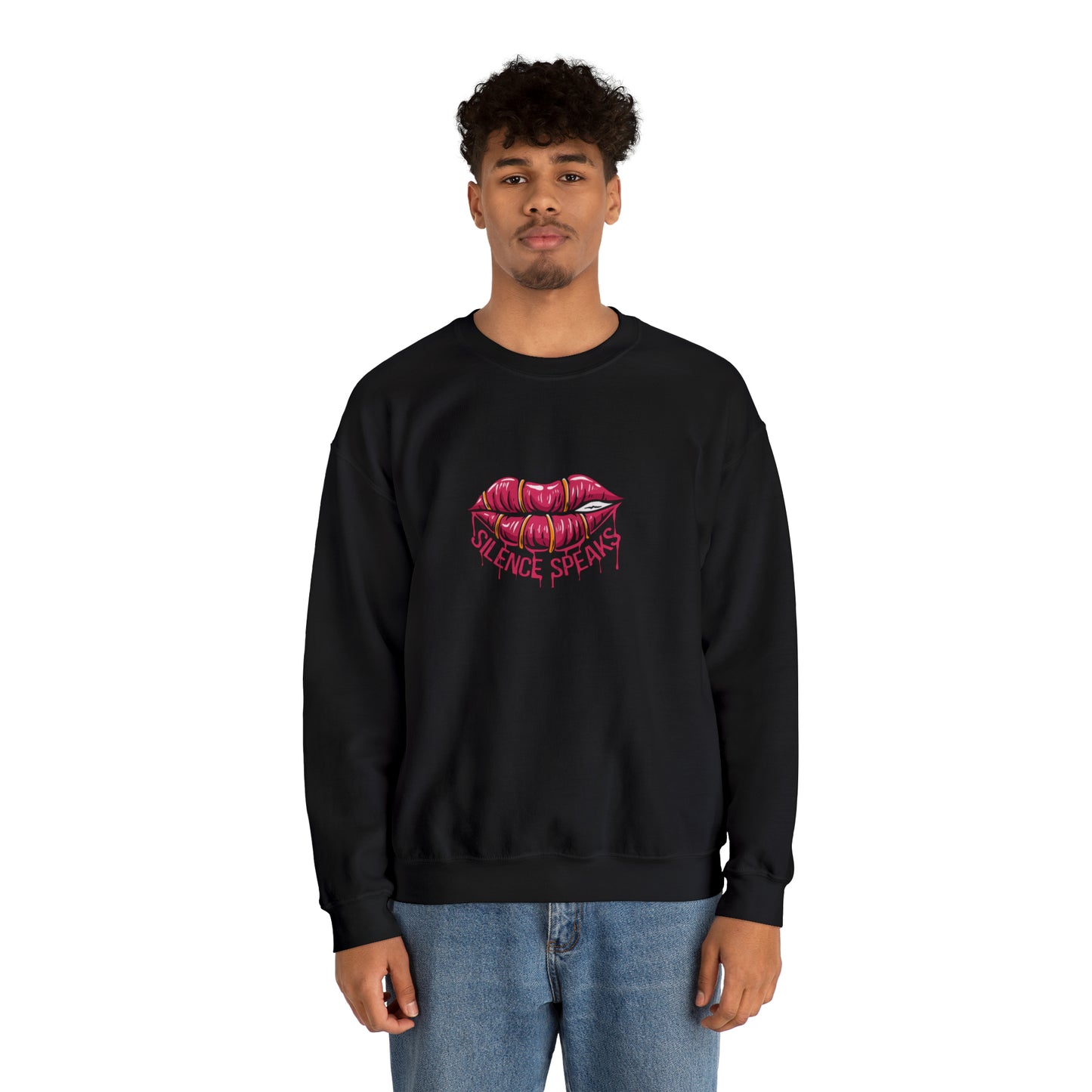 Silence Speaks Crewneck Sweatshirt