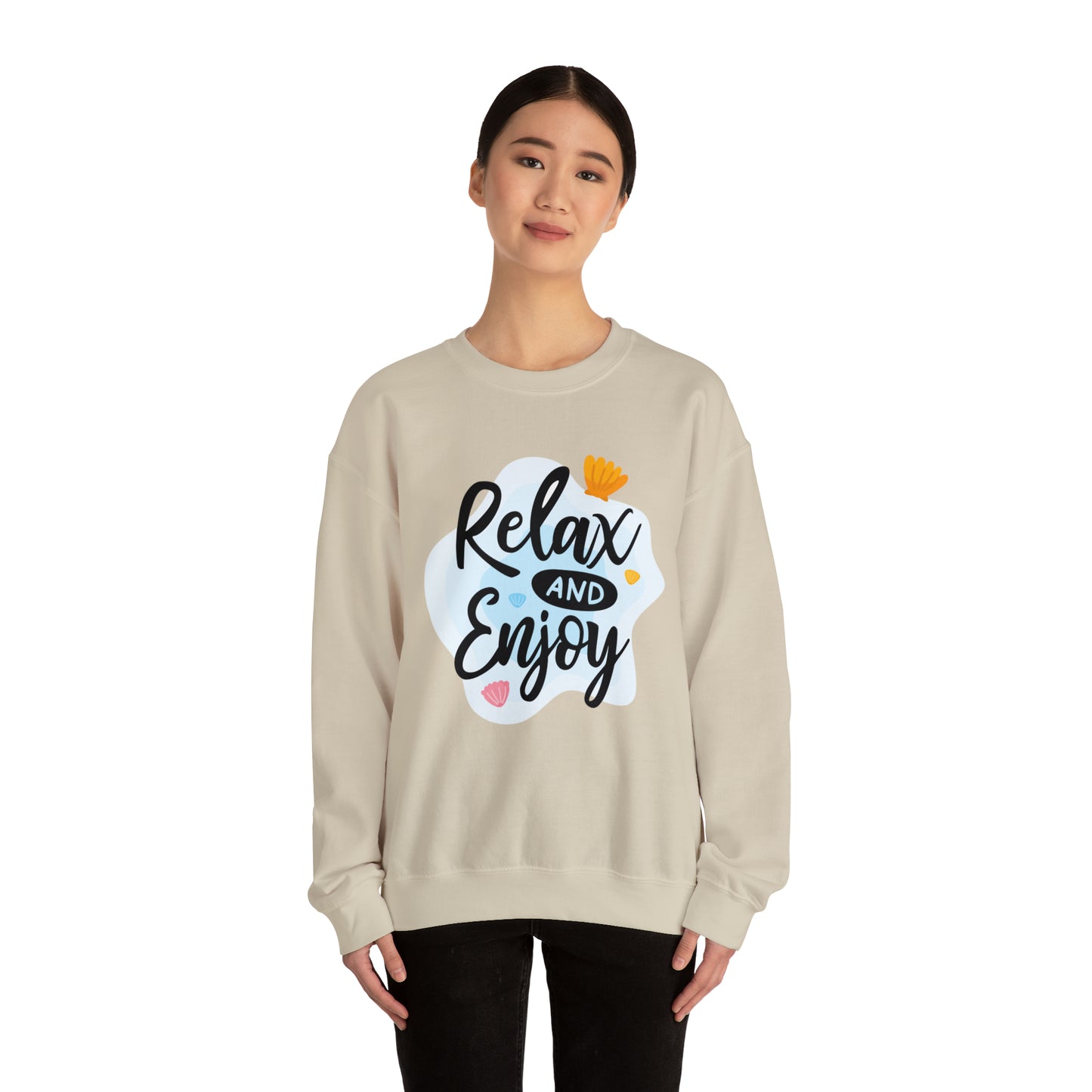 Relax and Enjoy Crewneck Sweatshirt