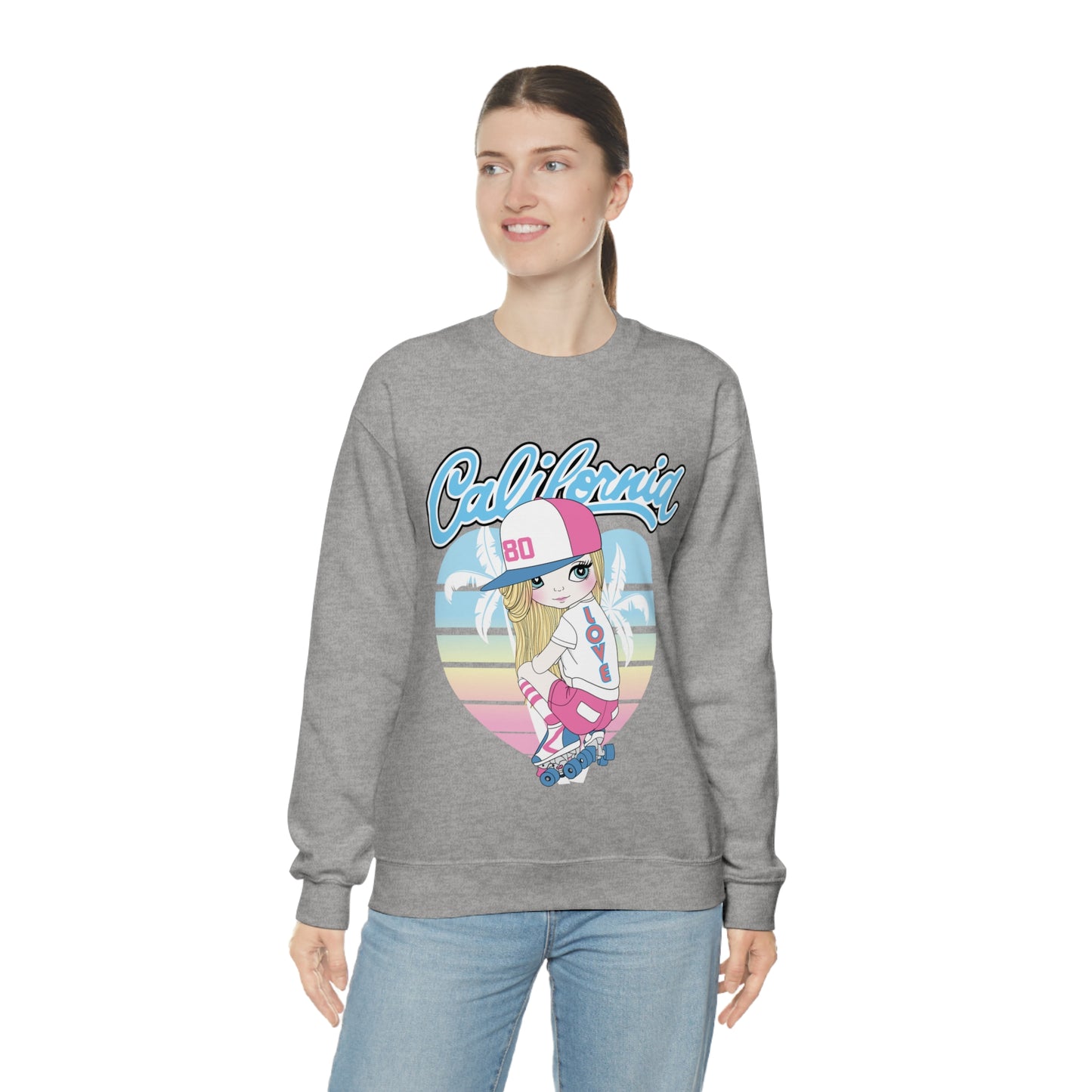 Love for California Crewneck Sweatshirt