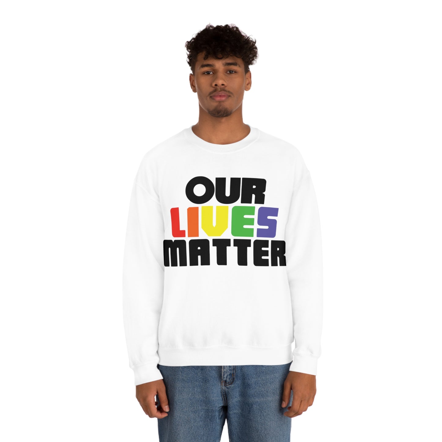 Our lives matter 1 Crewneck Sweatshirt