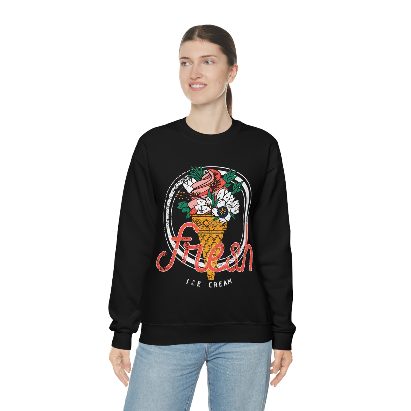 Fresh Like Ice Cream Crewneck Sweatshirt