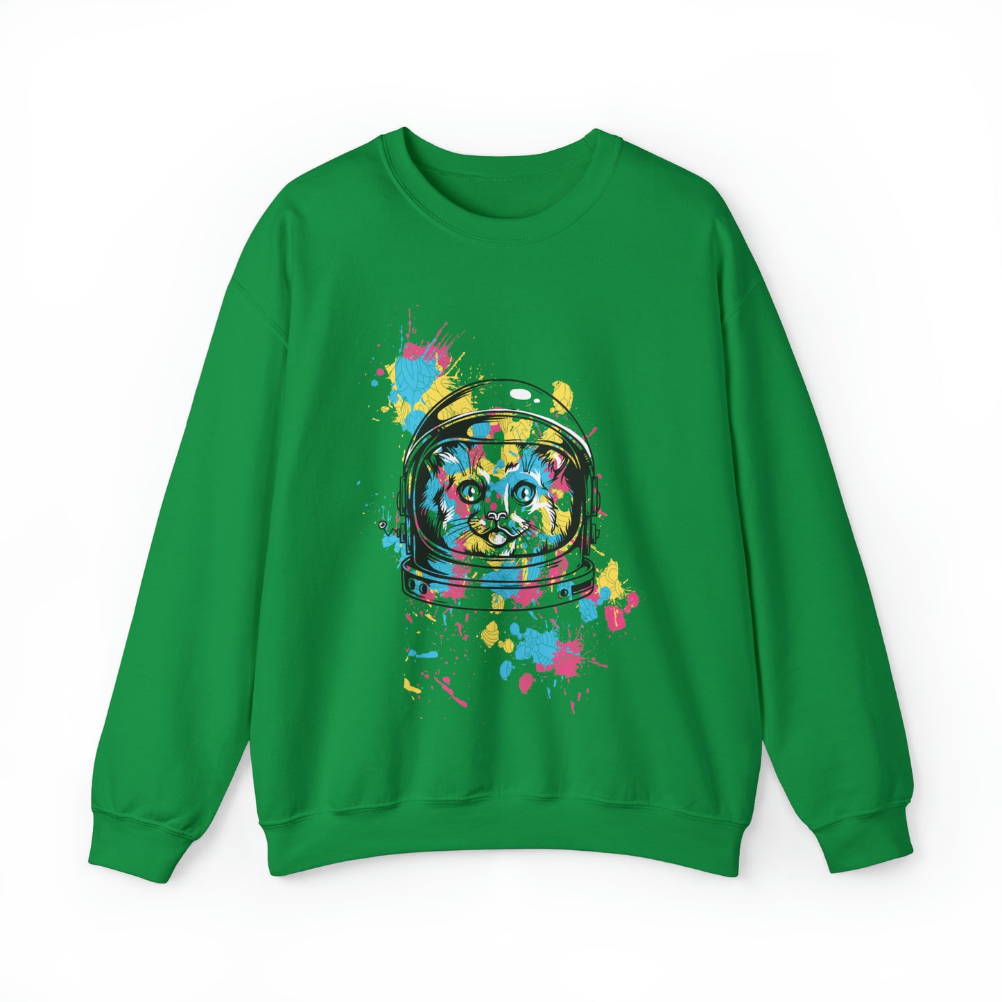 Astronaut Cat Crewneck Sweatshirt