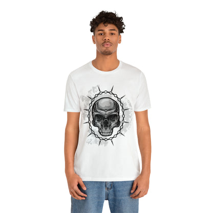 Skull Chain Splatter T-Shirt