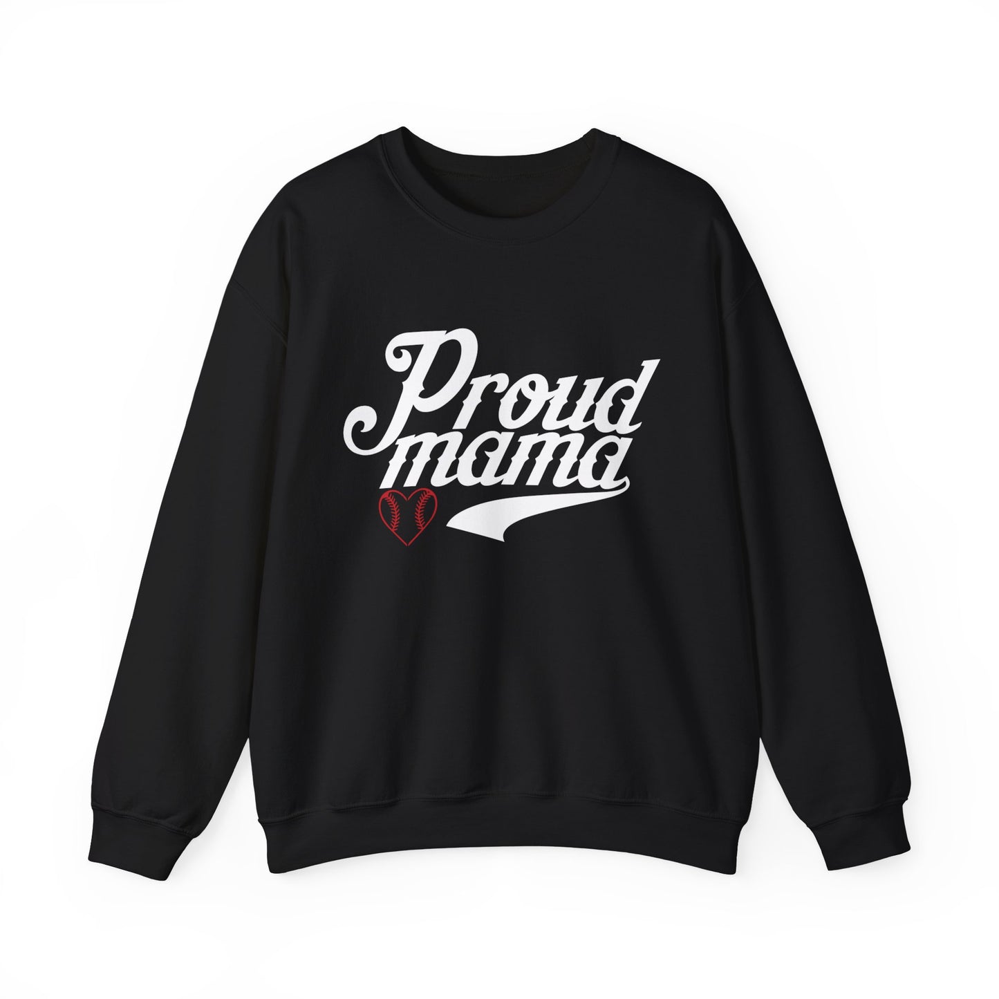 Proud Baseball Mama Crewneck Sweatshirt