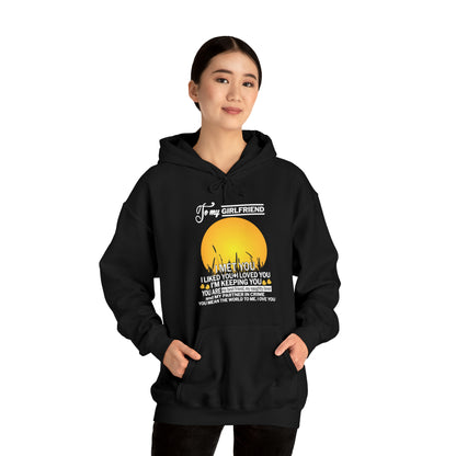 My girlfriend means the world to me Hoodie