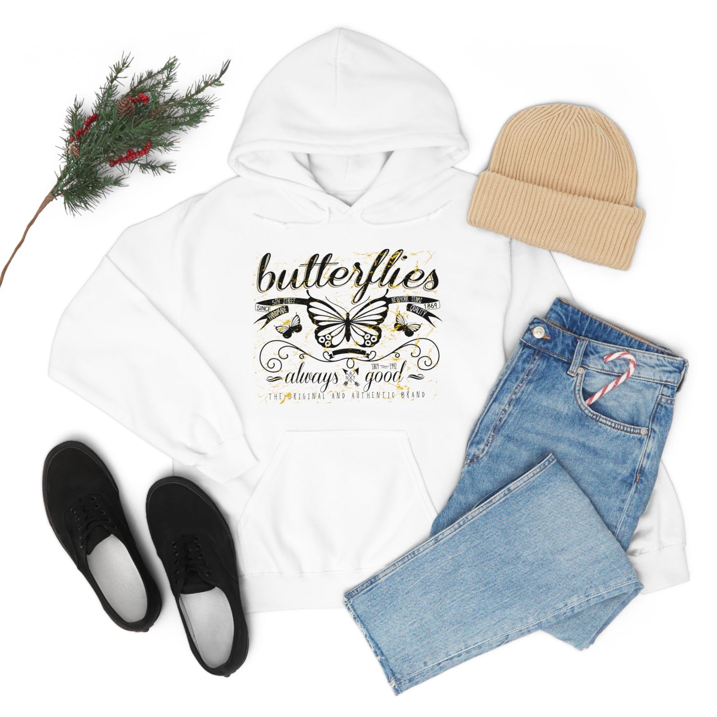 Butterflies Always Good Hoodie