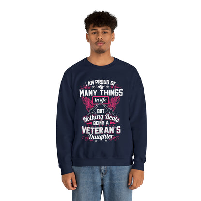 Proud veteran dad Crewneck Sweatshirt