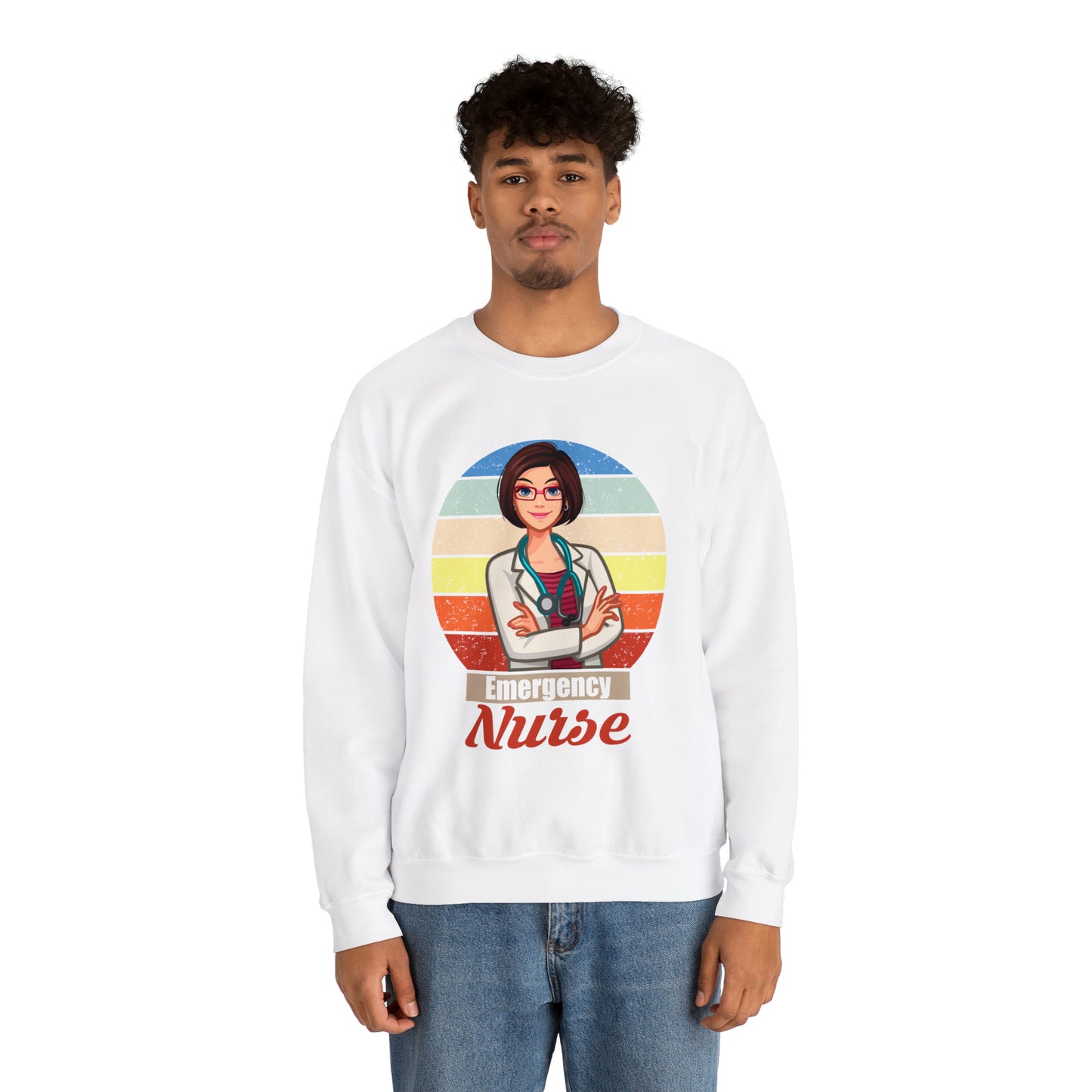 Emergency Nurse Crewneck Sweatshirt