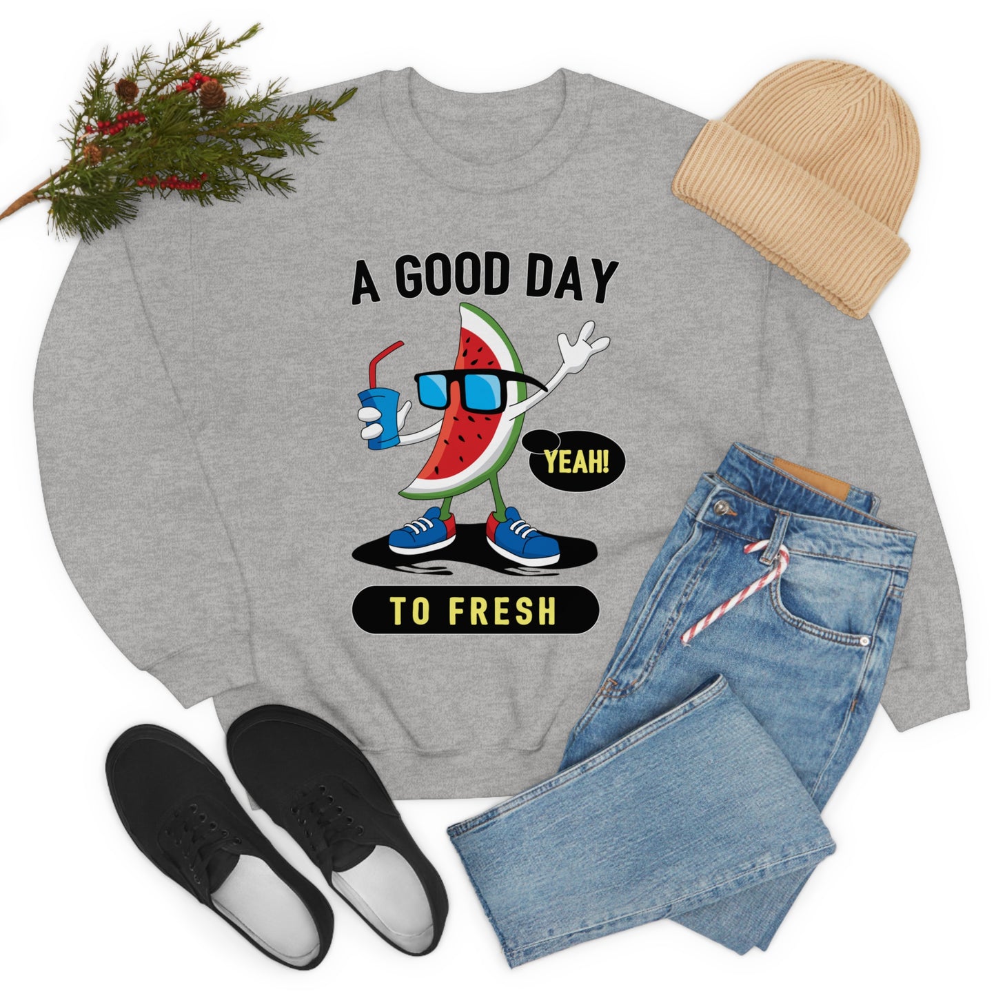 Good day Crewneck Sweatshirt