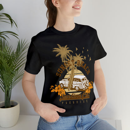 Sunset Beach Surfing Paradise T-Shirt