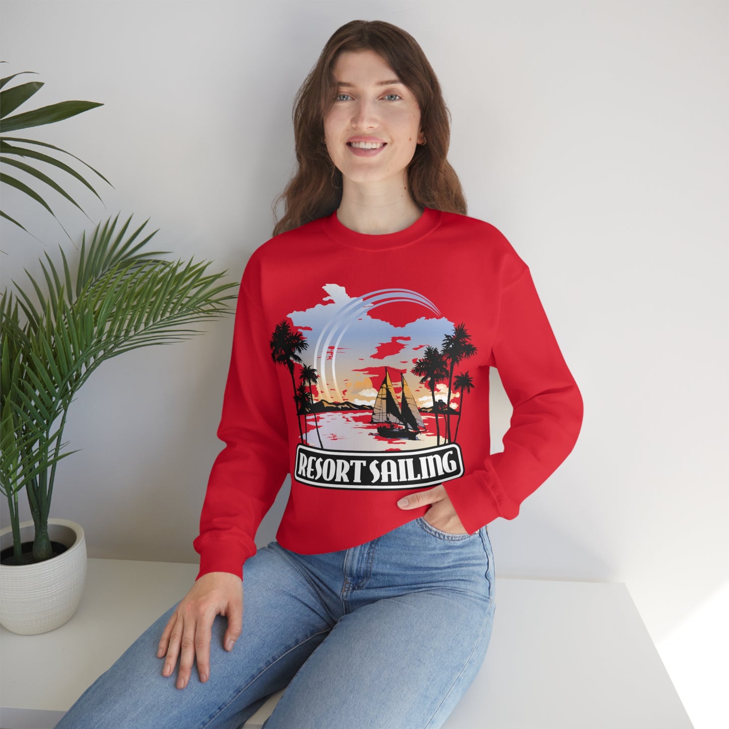 Resort Sailing Crewneck Sweatshirt