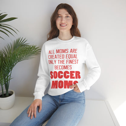 Finest soccer mom Crewneck Sweatshirt