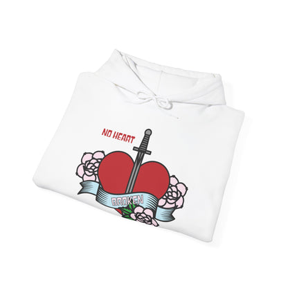 No heart feelings broken heart Hoodie