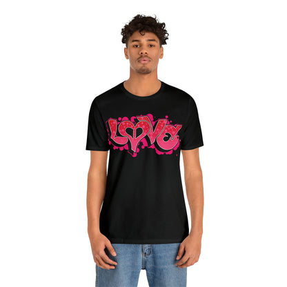 Peace and Love graffiti T-Shirt