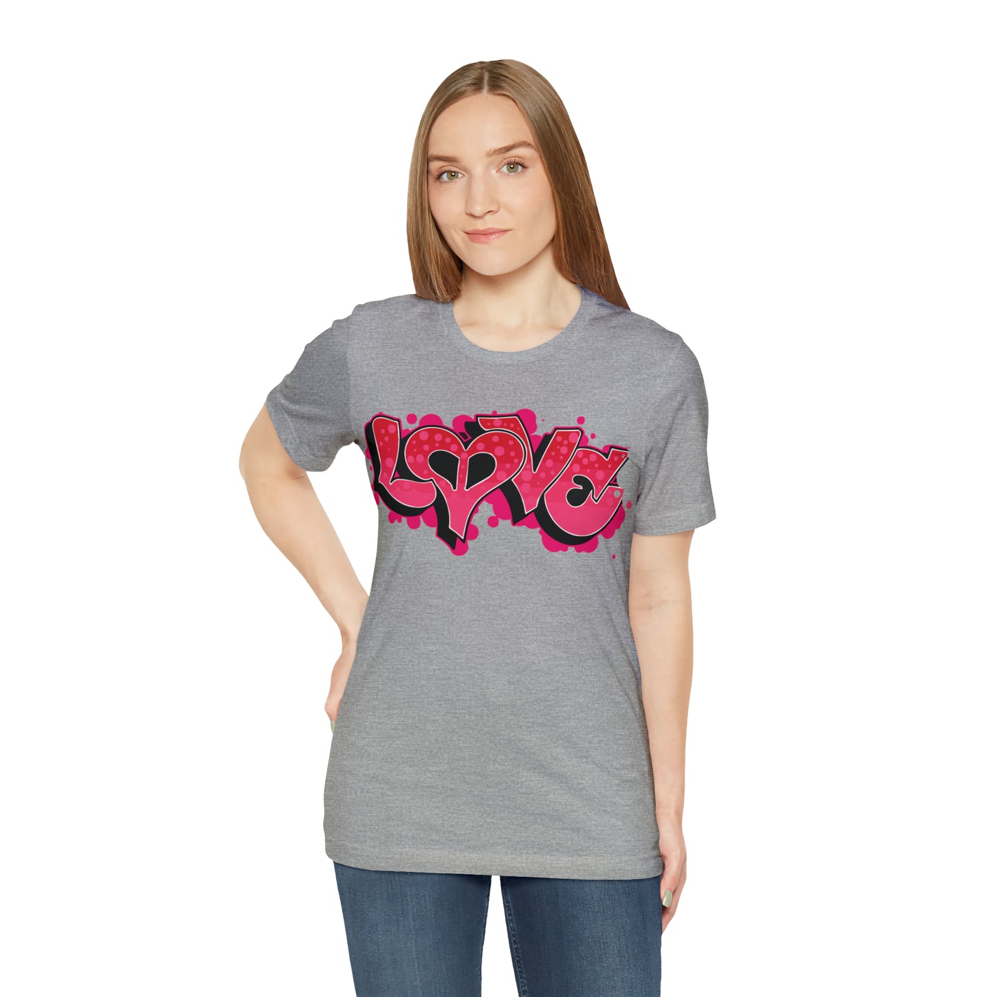 Peace and Love graffiti T-Shirt