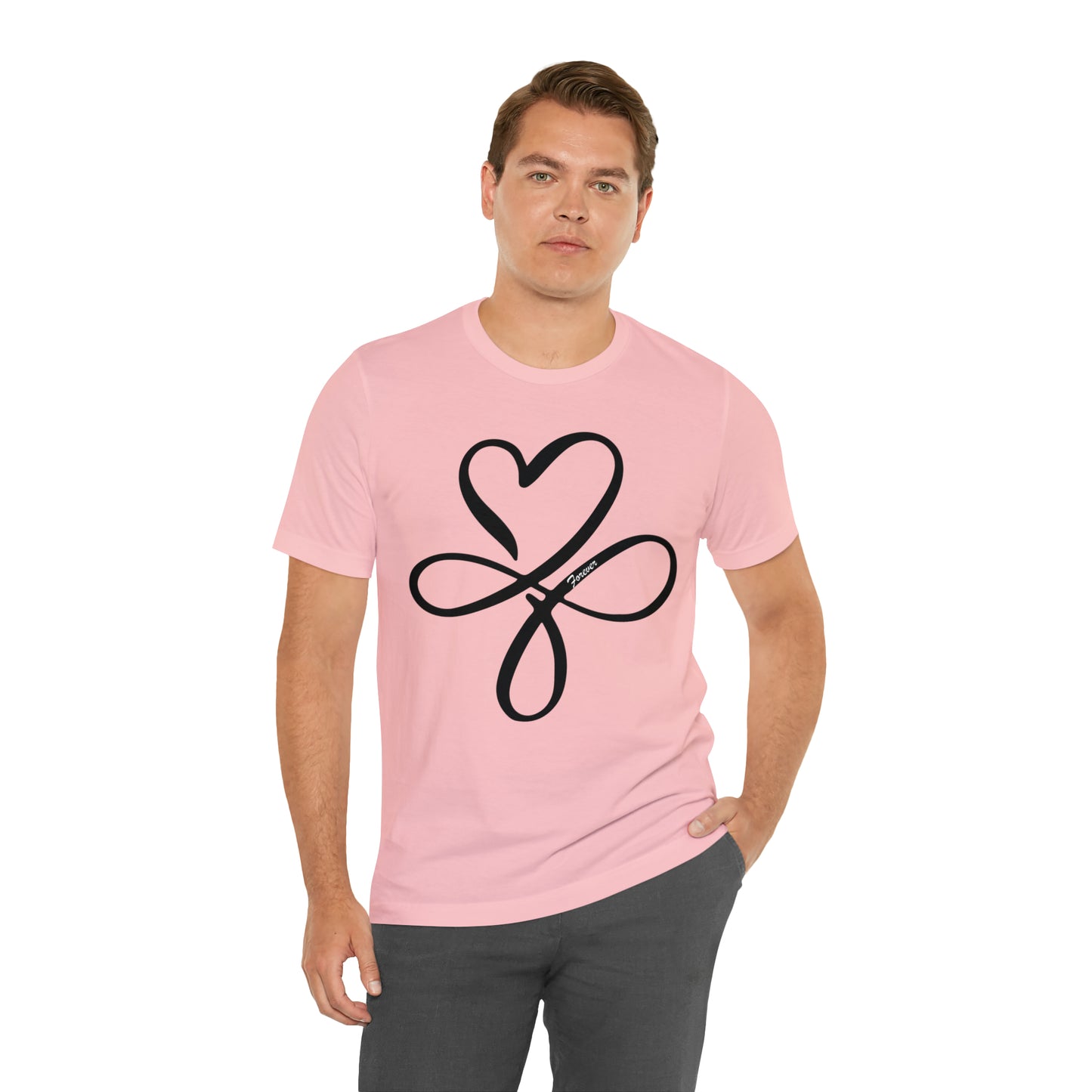 Heart symbol Love Infinity symbol Forever T-Shirt