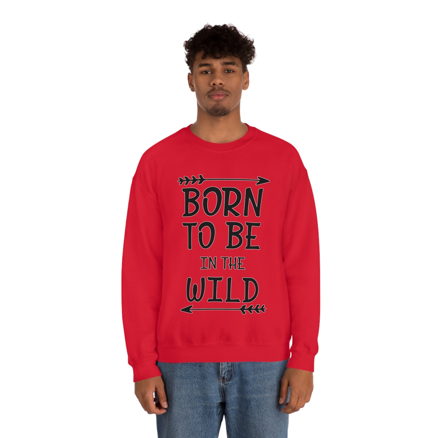 Born To Be In The Wild Crewneck Sweatshirt