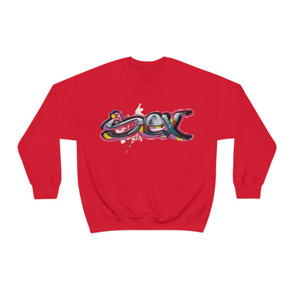 Sex colorful graffiti Crewneck Sweatshirt