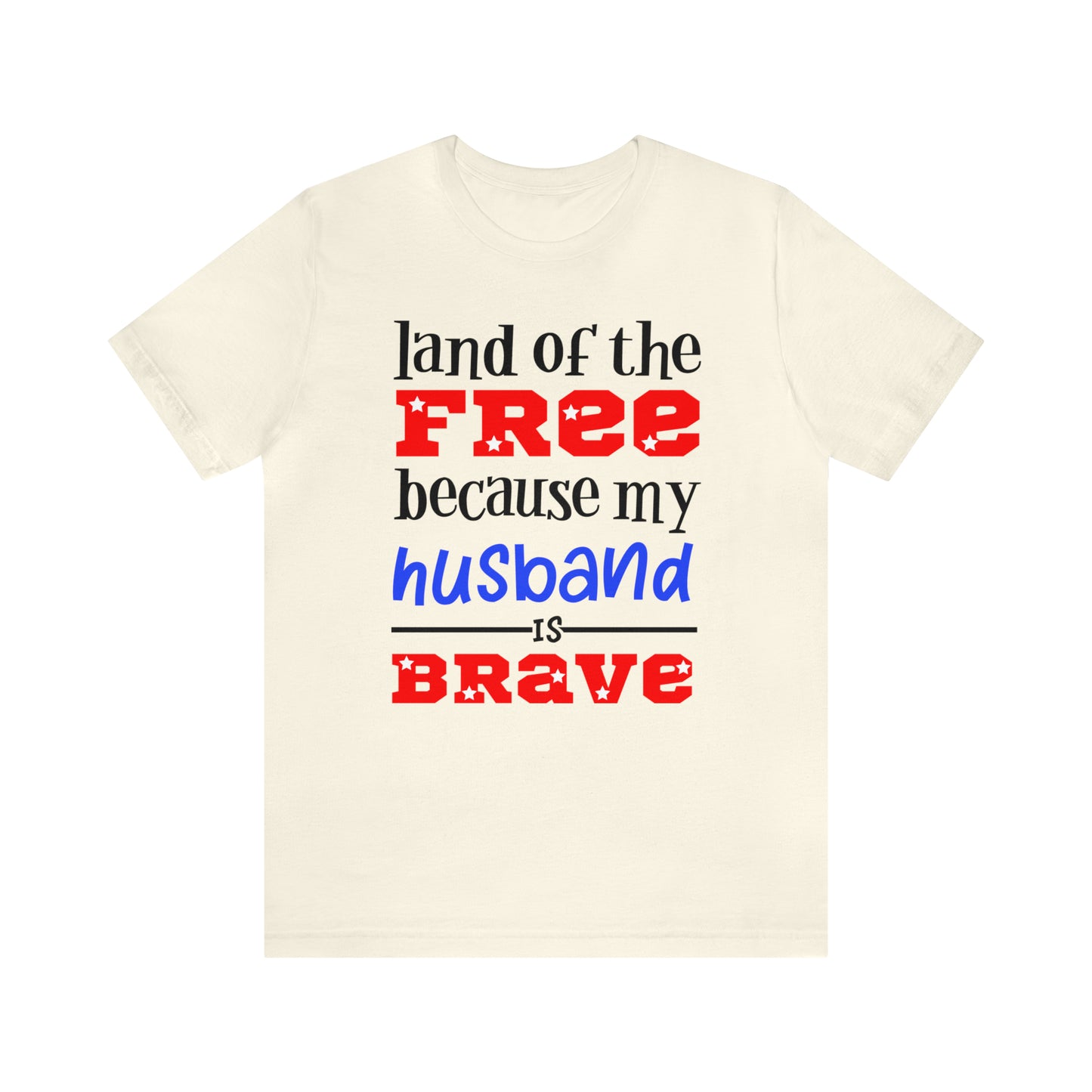 U.S.A the Land of the free Husband T-Shirt