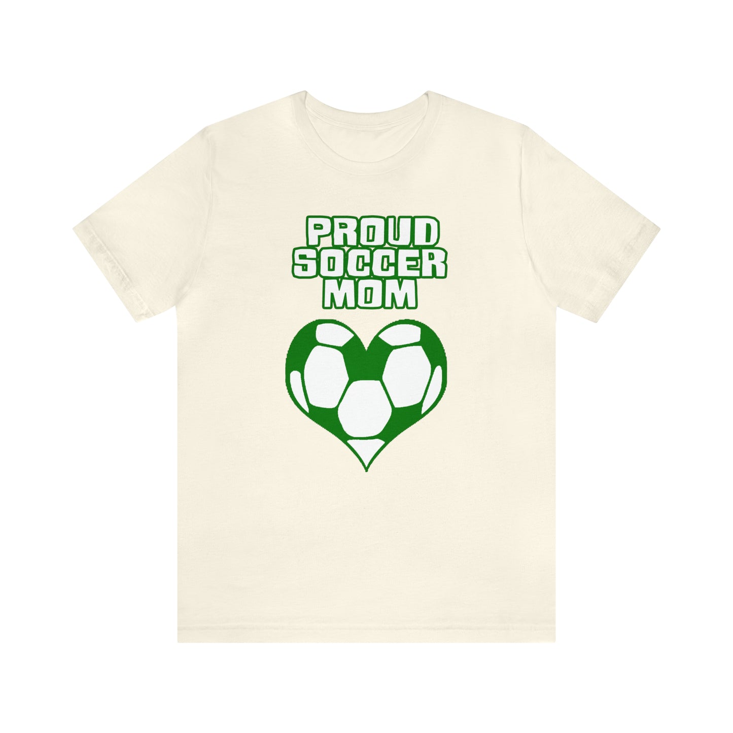 Proud -soccer-mom Heart T-Shirt