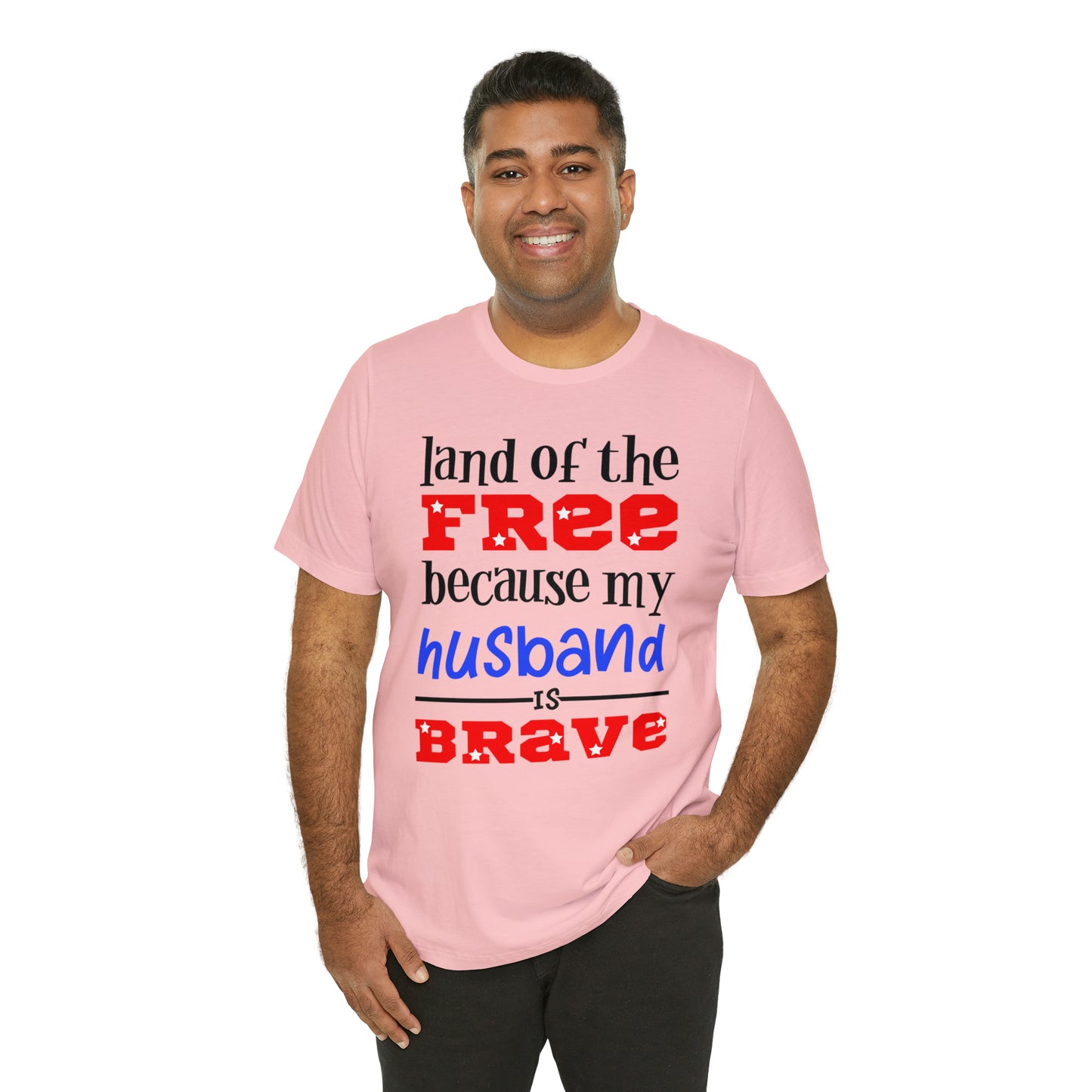 U.S.A the Land of the free Husband T-Shirt