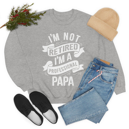 Professional Papa Crewneck Sweatshirt