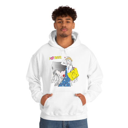 I love to travel _1 Hoodie