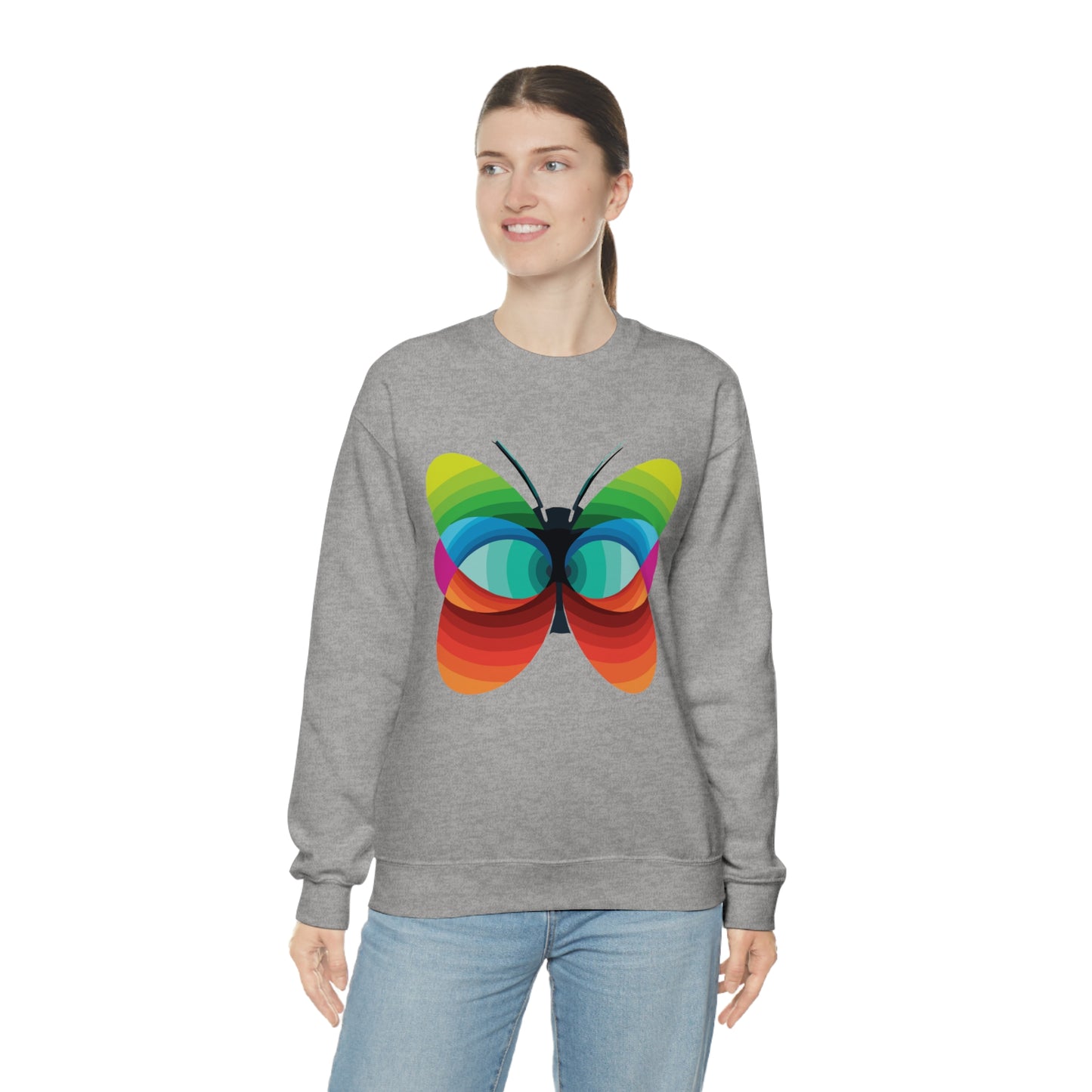 Butterfly beautiful & colorful Crewneck Sweatshirt