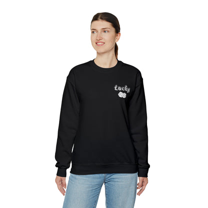 Lucky Front and back Crewneck Sweatshirt