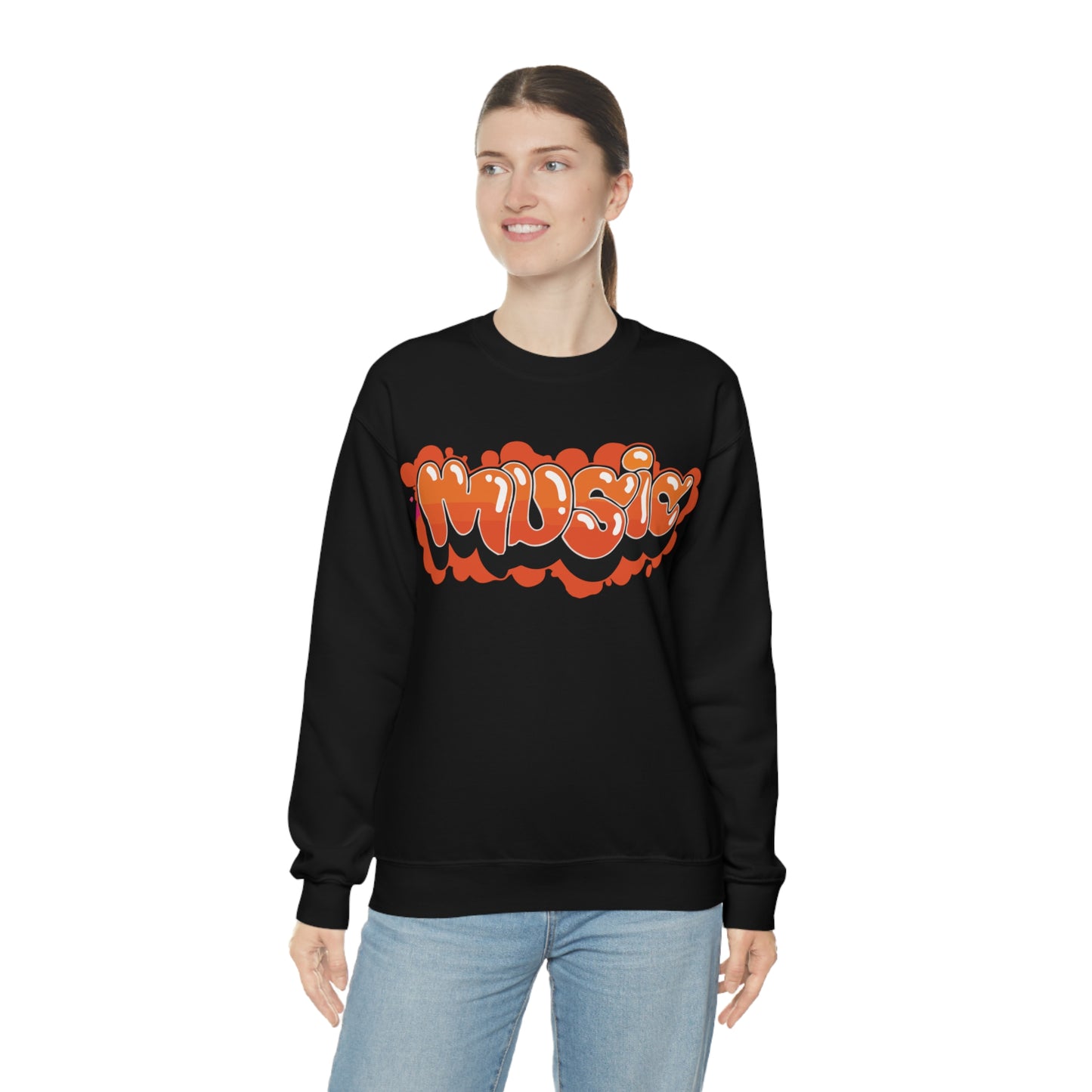 Music graffiti Crewneck Sweatshirt