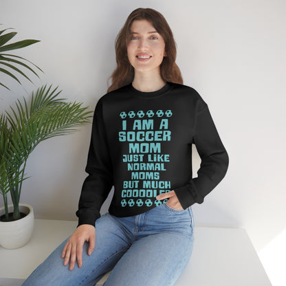 Cooler soccer mom Crewneck Sweatshirt