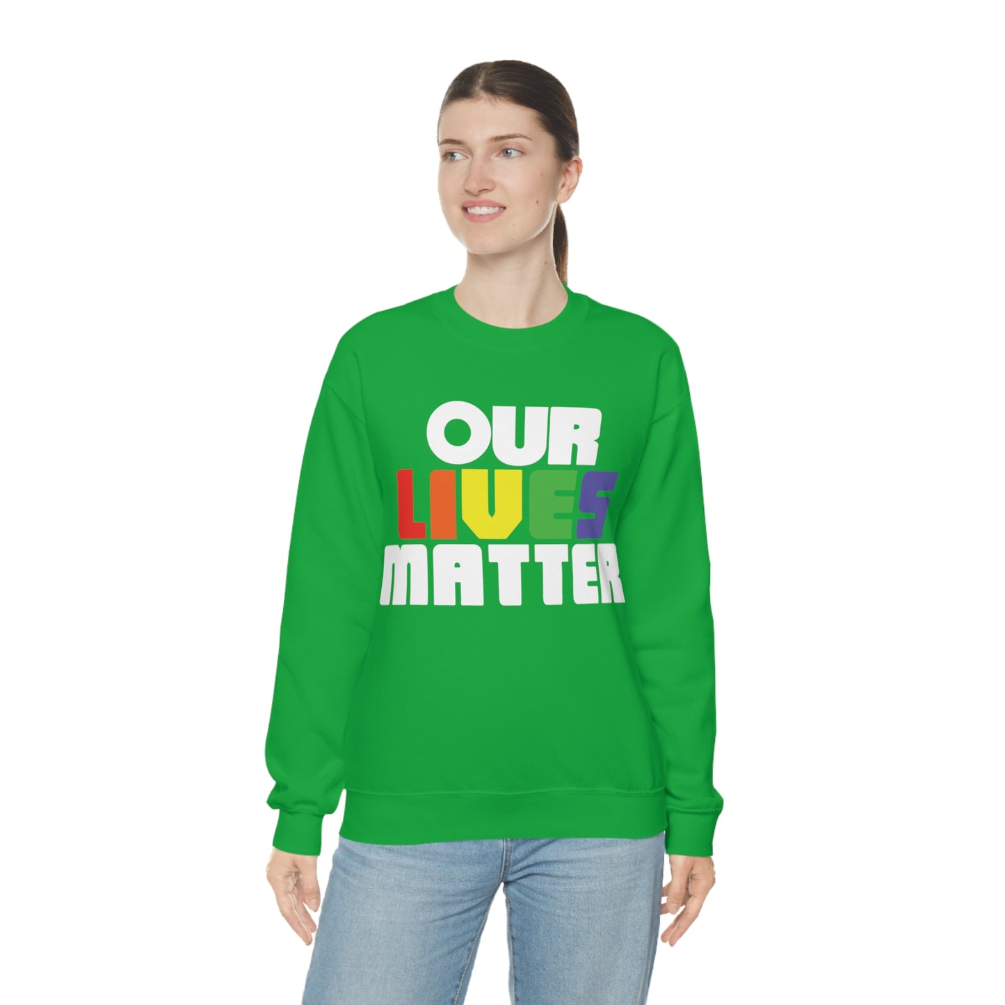 Our lives matter Crewneck Sweatshirt