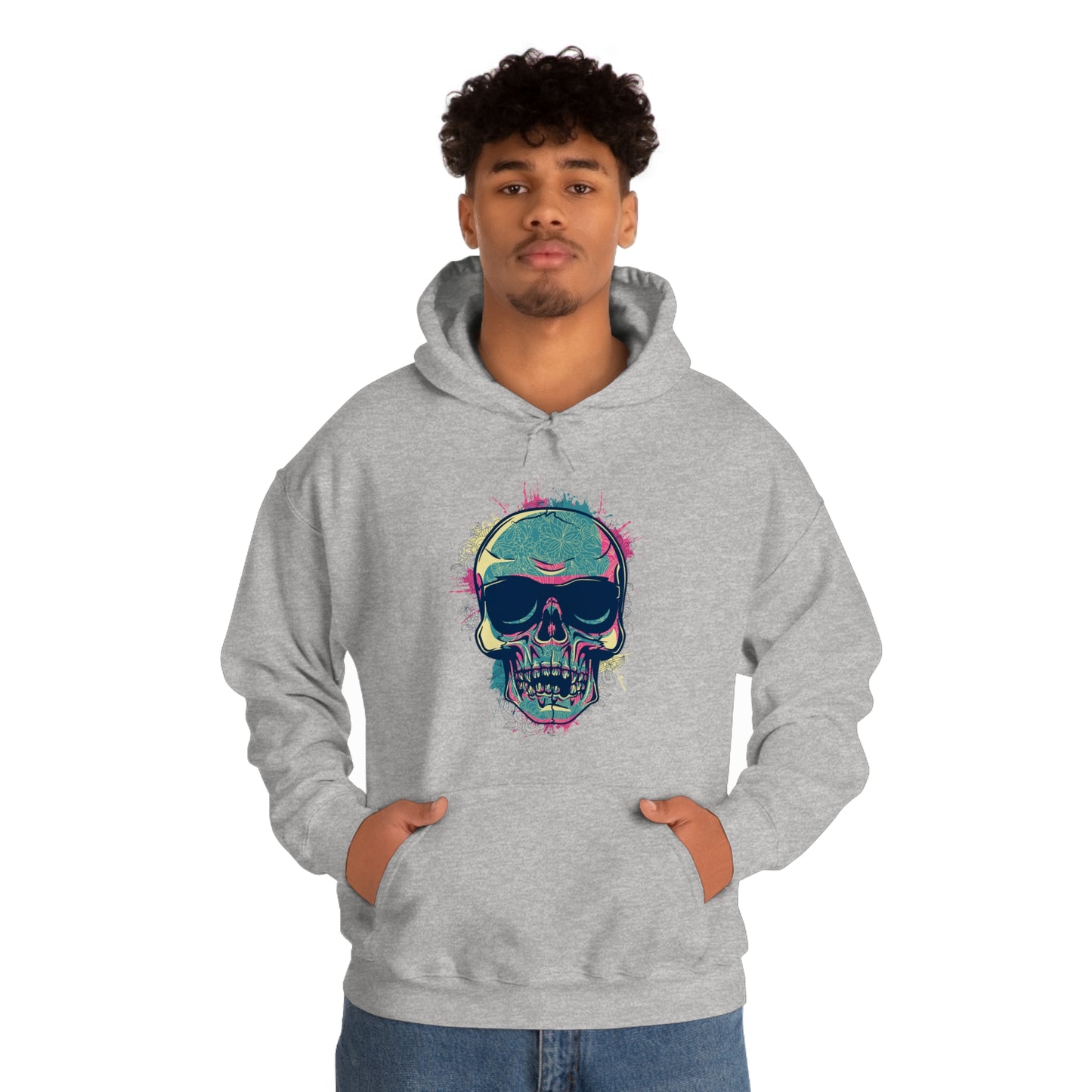 South Beach Skull Hoodie