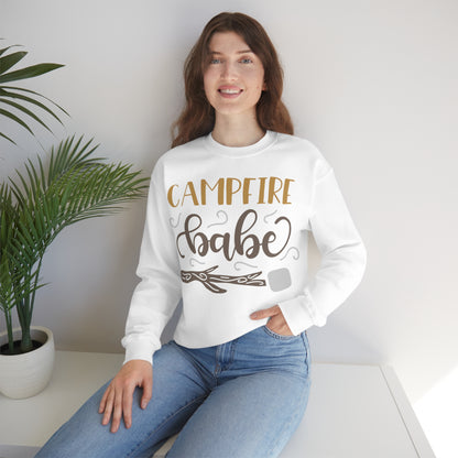 Campfire_babe Crewneck Sweatshirt