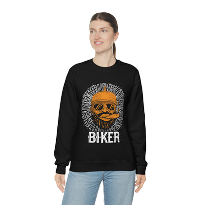 Cool Biker Crewneck Sweatshirt