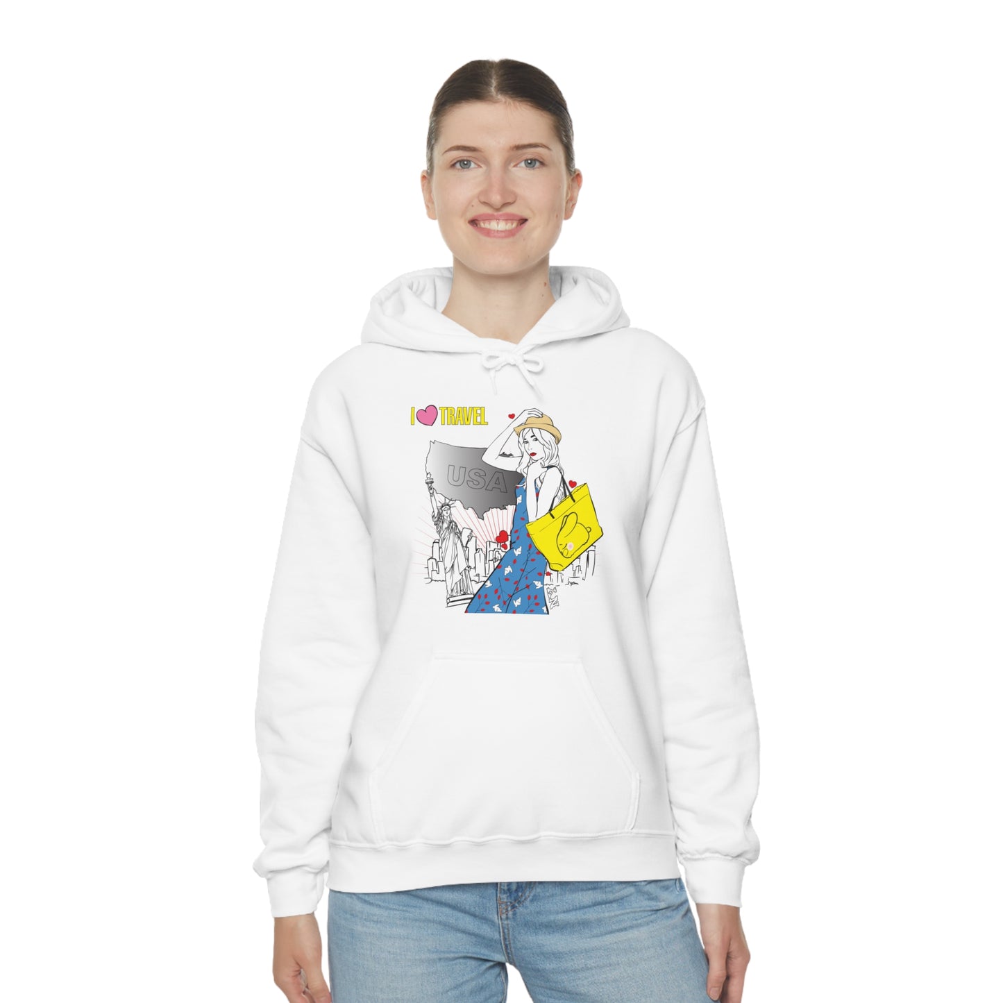 I love to travel _1 Hoodie