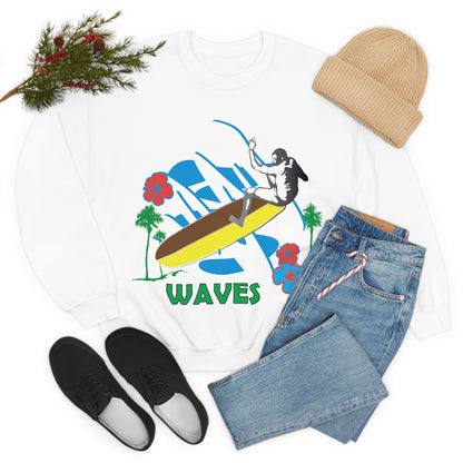 Wave Catching Crewneck Sweatshirt