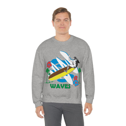 Wave Catching Crewneck Sweatshirt