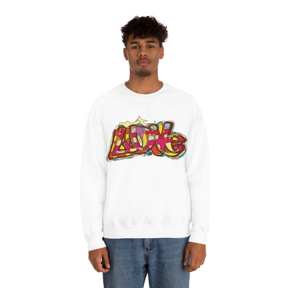 Love in graffiti Crewneck Sweatshirt