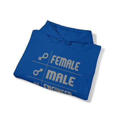 Female - male- engineer Hoodie