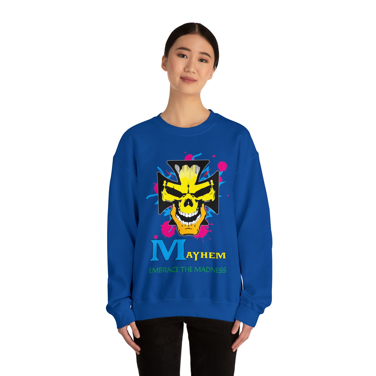 Mayhem embrace madness Crewneck Sweatshirt