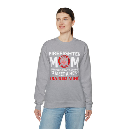 Firefighter Mom Crewneck Sweatshirt