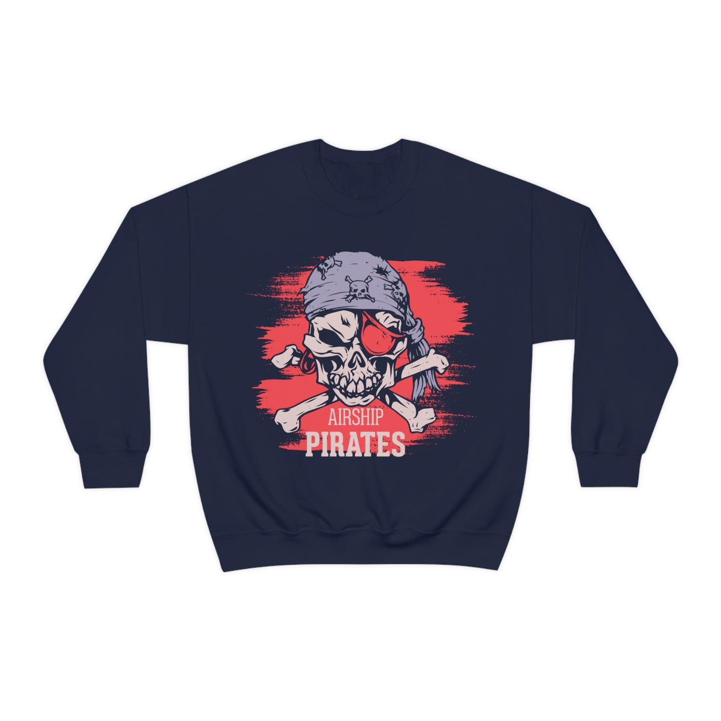 Airship Skull Pirate Crewneck Sweatshirt