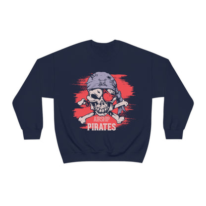 Airship Skull Pirate Crewneck Sweatshirt