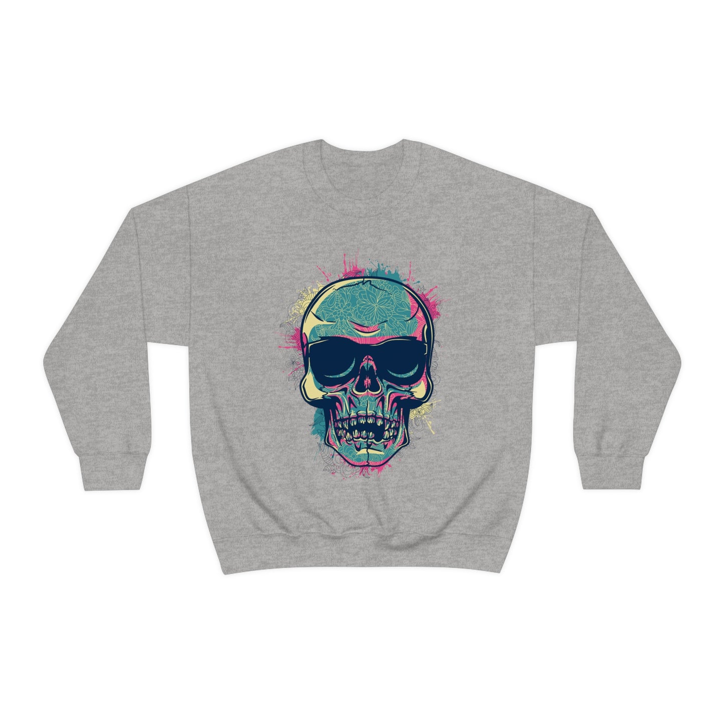 South Beach Skull Crewneck Sweatshirt